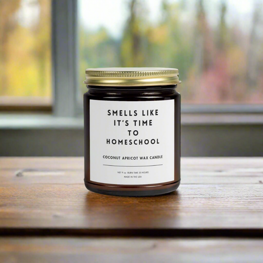 Smells Like It's Time To Homeschool 9oz Candle