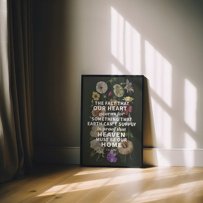 Lewis Quote Matte Poster Print